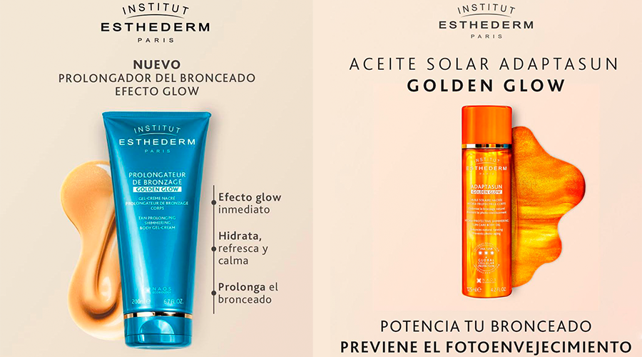 Prolonga el teu bronzejat amb efecte glow: descobreix Adaptasun Golden Glow i el Prolongador de Institut Esthederm